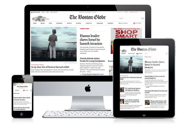 responsive design boston globe