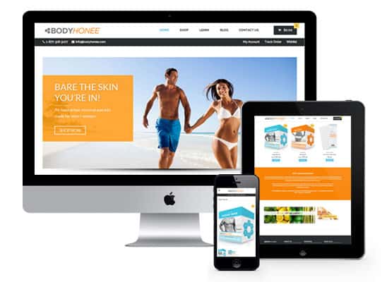 Bodyhonee Website Design Case Study - FUZE Miami