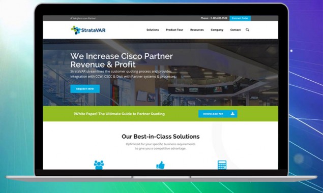 StrataVAR Website Design - FUZE Miami