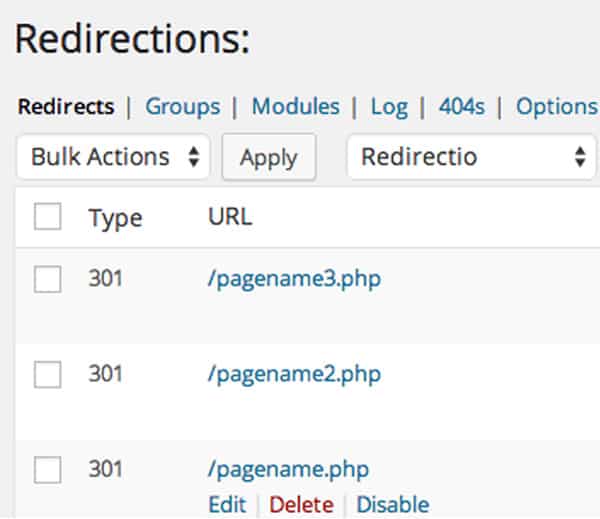 Redirection WordPress Plugin - FUZE Miami