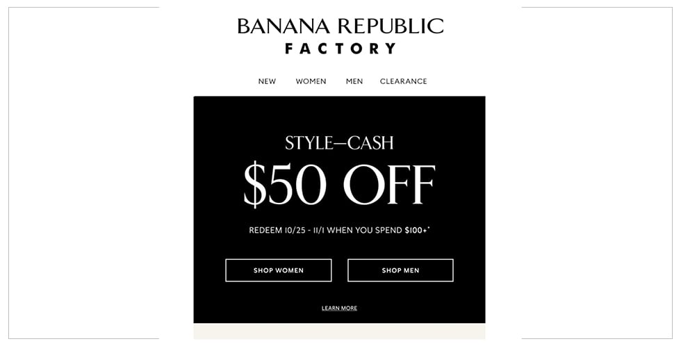 Ecommerce free gift post purchase upsell example.